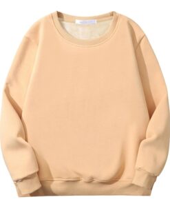 Fashionable round-neck lambskin hoodie