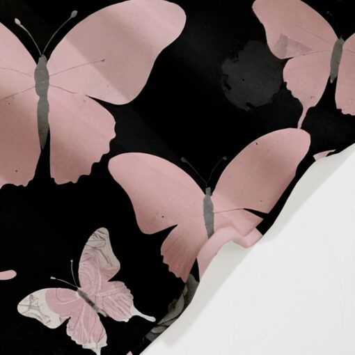 Women's elegant butterfly print top - 图片 7