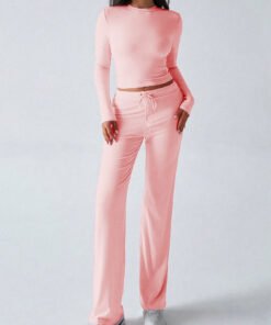 Women's fashion long-sleeved suit (long sleeves + long pants)