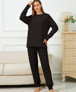 Women's Lambskin long suit (top + trousers)