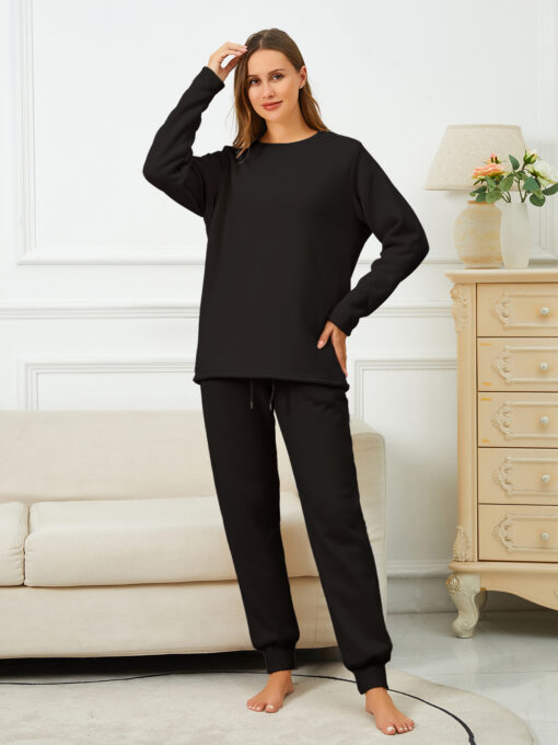 Women's Lambskin long suit (top + trousers)
