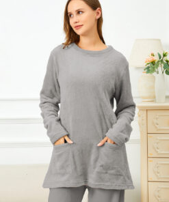 Women's round-neck home wear top