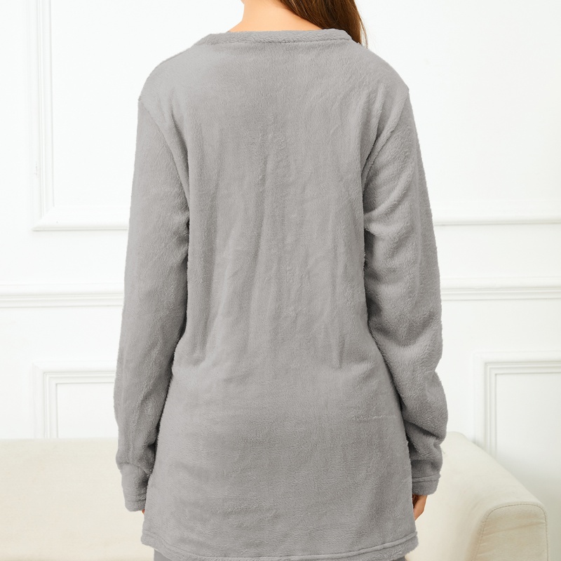 Women's round-neck home wear top - Image 7