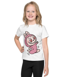 POP MART Labubu Printing Kids crew neck t-shirt P2-3
