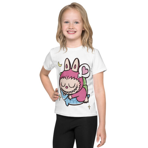 POP MART Labubu Printing Kids crew neck t-shirt P1-115