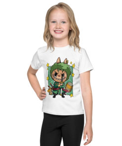 POP MART Labubu Printing Kids crew neck t-shirt P0-3