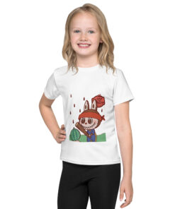 POP MART Labubu Printing Kids crew neck t-shirt P1-62