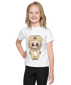 POP MART Labubu Printing Kids crew neck t-shirt P3-48
