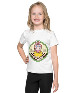 POP MART Labubu Printing Kids crew neck t-shirt P1-183