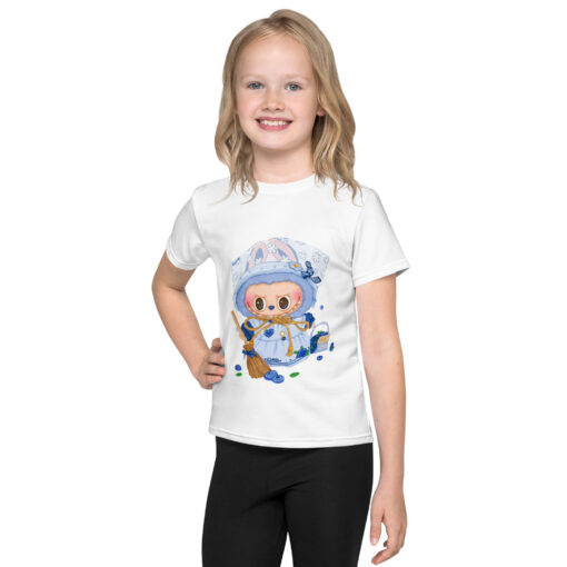 POP MART Labubu Printing Kids crew neck t-shirt P1-93