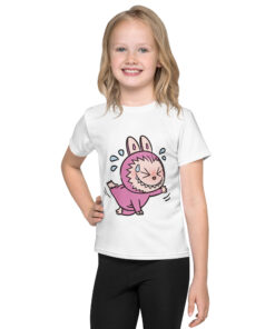 POP MART Labubu Printing Kids crew neck t-shirt P2-2