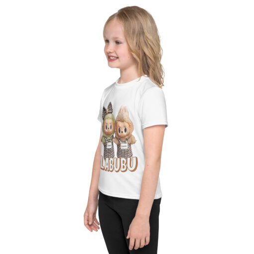 POP MART Labubu Printing Kids crew neck t-shirt P1-34 - Image 3