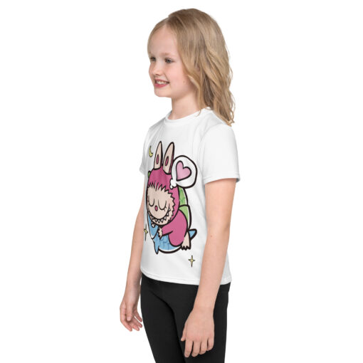 POP MART Labubu Printing Kids crew neck t-shirt P1-115 - Image 3