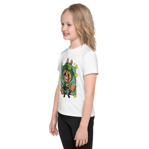 POP MART Labubu Printing Kids crew neck t-shirt P0-3 - Image 3