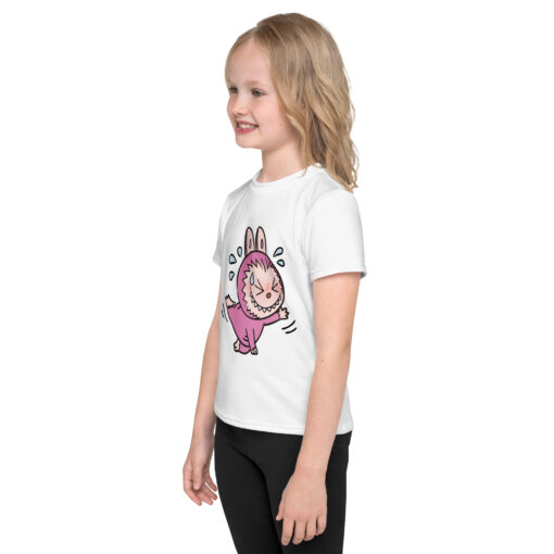 POP MART Labubu Printing Kids crew neck t-shirt P2-2 - Image 3