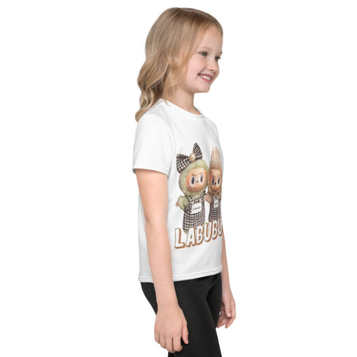 POP MART Labubu Printing Kids crew neck t-shirt P1-34 - Image 4