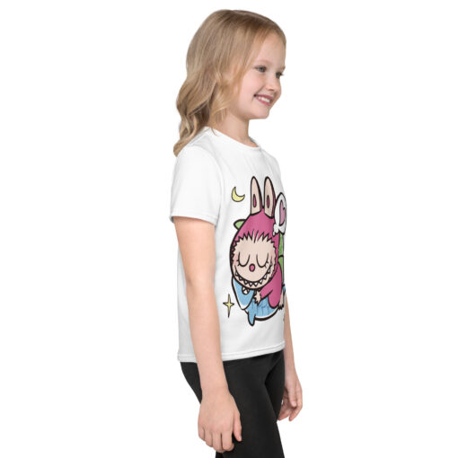 POP MART Labubu Printing Kids crew neck t-shirt P1-115 - Image 4