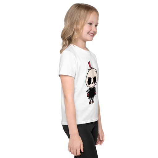 POP MART Labubu Printing Kids crew neck t-shirt P2-10 - Image 4