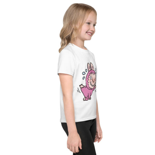 POP MART Labubu Printing Kids crew neck t-shirt P2-2 - Image 4