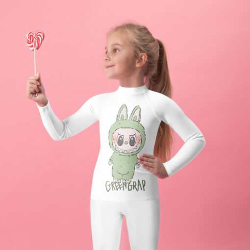 POP MART Labubu Printing Kids Rash Guard P1-23
