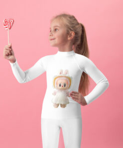 POP MART Labubu Printing Kids Rash Guard P1-33