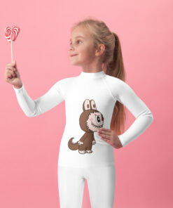 POP MART Labubu Printing Kids Rash Guard P1-141