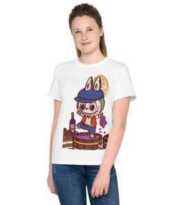 POP MART Labubu Printing Youth crew neck t-shirt P1-30