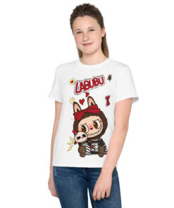 POP MART Labubu Printing Youth crew neck t-shirt P1-208