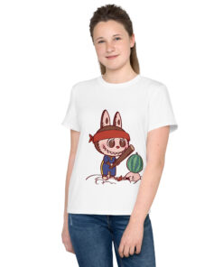 POP MART Labubu Printing Youth crew neck t-shirt P1-133