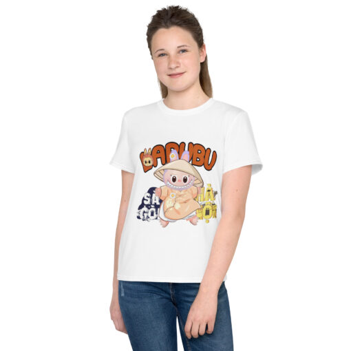 POP MART Labubu Printing Youth crew neck t-shirt P1-207