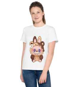 POP MART Labubu Printing Youth crew neck t-shirt P3-101