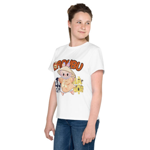 POP MART Labubu Printing Youth crew neck t-shirt P1-207 - Image 3