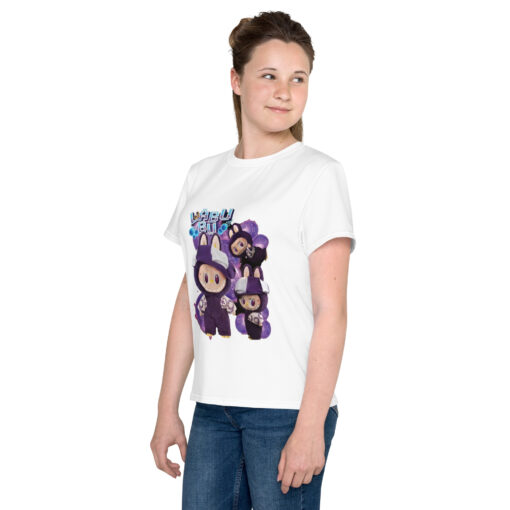 POP MART Labubu Printing Youth crew neck t-shirt P1-88 - Image 3