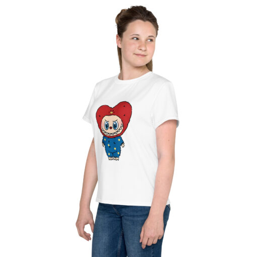 POP MART Labubu Printing Youth crew neck t-shirt P3-75 - Image 3