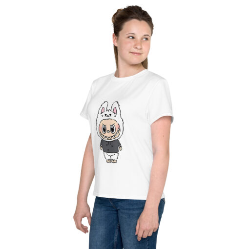 POP MART Labubu Printing Youth crew neck t-shirt P3-65 - Image 3
