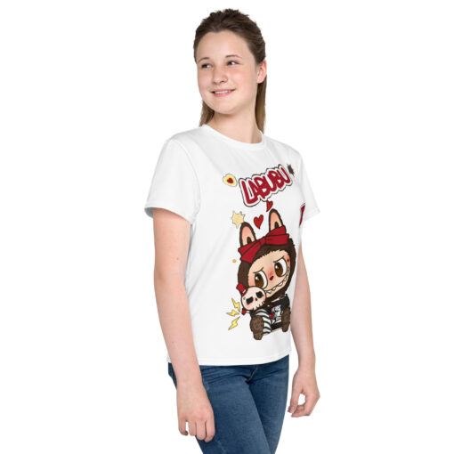 POP MART Labubu Printing Youth crew neck t-shirt P1-208 - Image 4