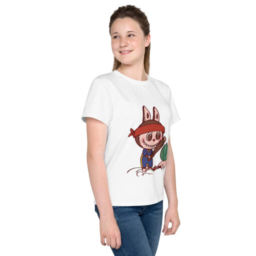 POP MART Labubu Printing Youth crew neck t-shirt P1-133 - Image 4