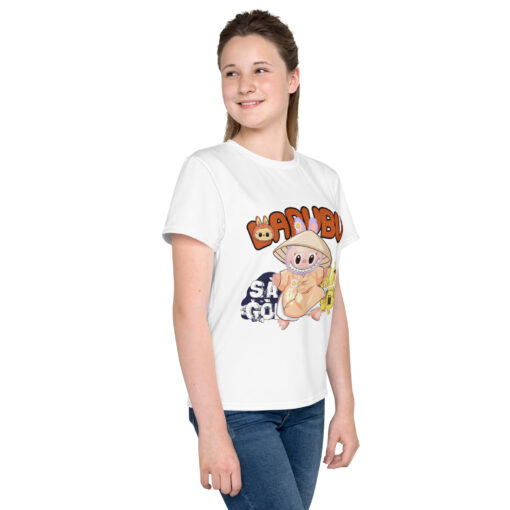 POP MART Labubu Printing Youth crew neck t-shirt P1-207 - Image 4