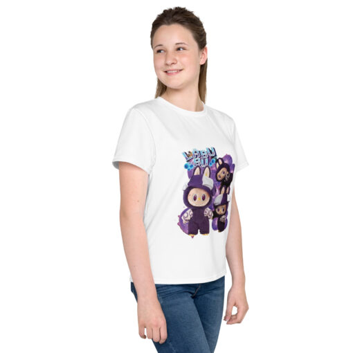 POP MART Labubu Printing Youth crew neck t-shirt P1-88 - Image 4