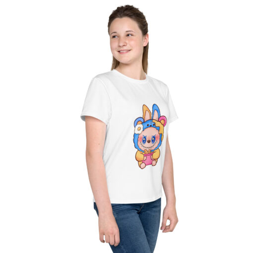 POP MART Labubu Printing Youth crew neck t-shirt P3-98 - Image 4