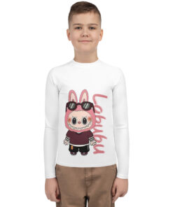 POP MART Labubu Printing Youth Rash Guard P1-15