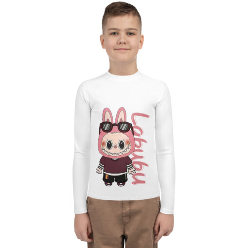 POP MART Labubu Printing Youth Rash Guard P1-15