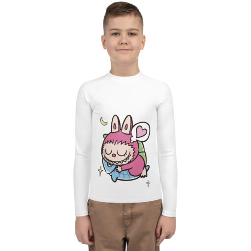 POP MART Labubu Printing Youth Rash Guard P1-115