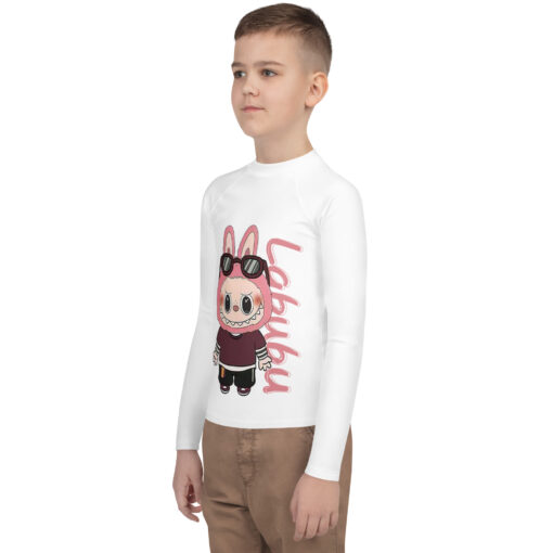 POP MART Labubu Printing Youth Rash Guard P1-15 - Image 3