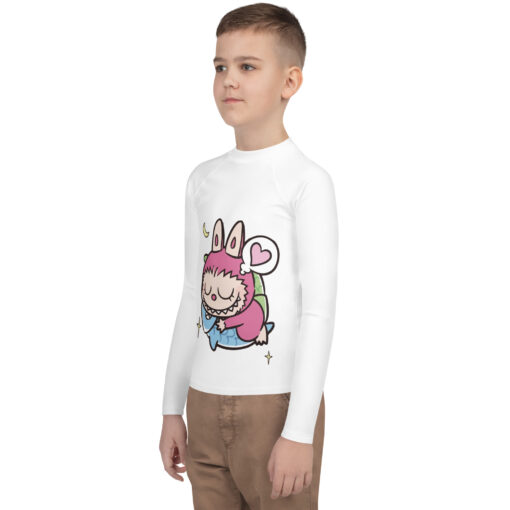 POP MART Labubu Printing Youth Rash Guard P1-115 - Image 3