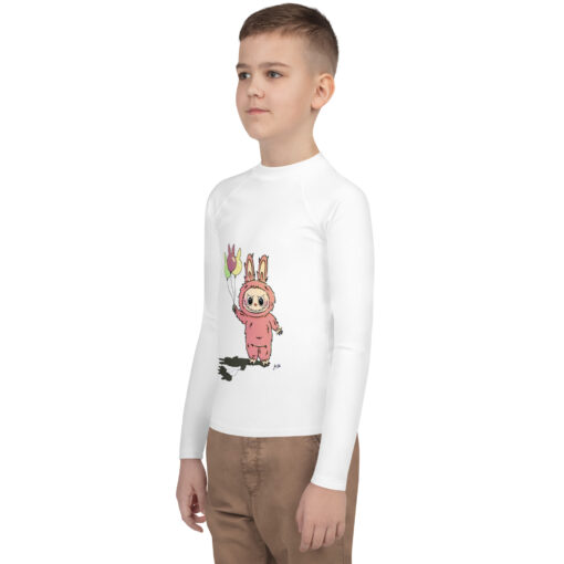 POP MART Labubu Printing Youth Rash Guard P1-91 - Image 3