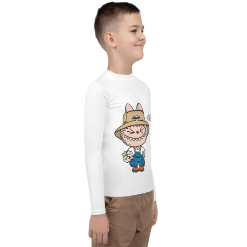 POP MART Labubu Printing Youth Rash Guard P1-153 - Image 4