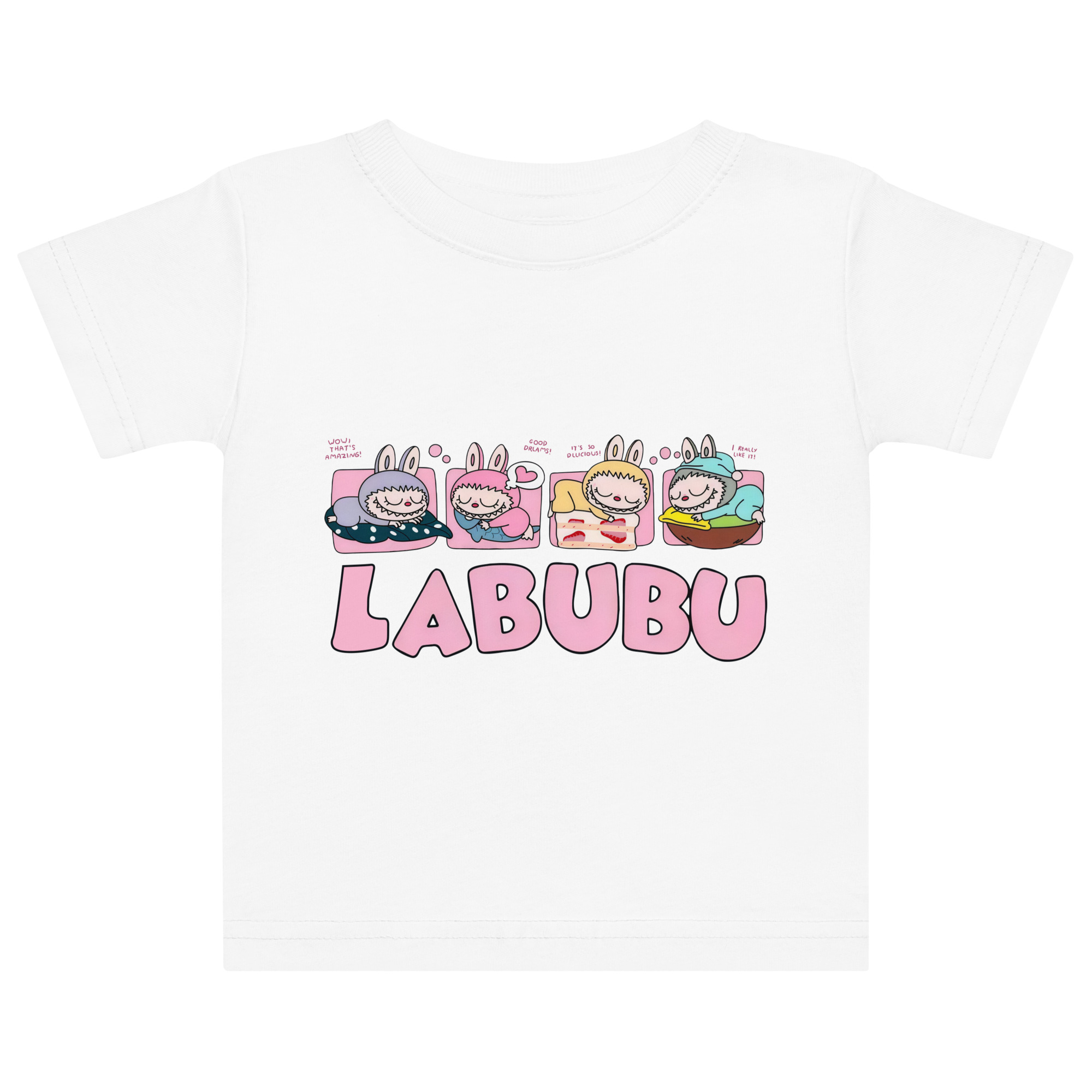 POP MART Labubu Printing Baby jersey t-shirt P1-173 - Image 11