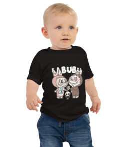 POP MART Labubu Printing Baby Jersey Short Sleeve Tee P1-204