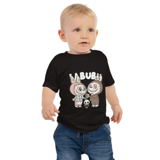 POP MART Labubu Printing Baby Jersey Short Sleeve Tee P1-204